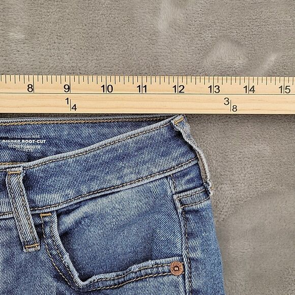 Old Navy Womens Jeans Size 0 Button Fly Extra High Rise Kicker Boot Cut 25x31 - Picture 8 of 11